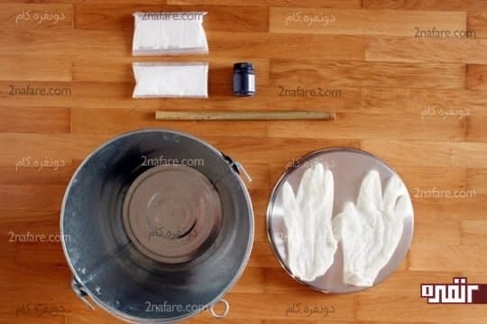 وسایل مورد نیاز برای رنگ کردن کفش سفید