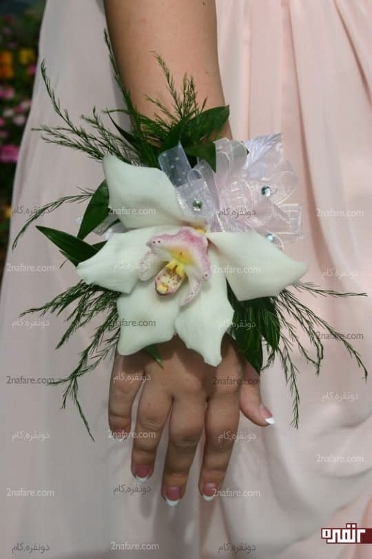 گل ارکیده برای دست گل مچی عروس