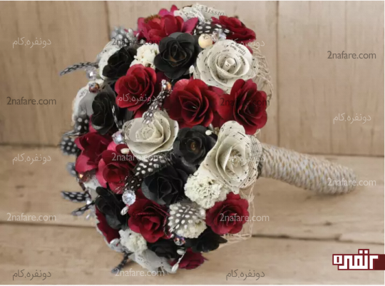 گل رز مصنوعی برای دسته گل عروس