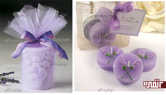 گیفت های شمعی متنوع و رنگی
