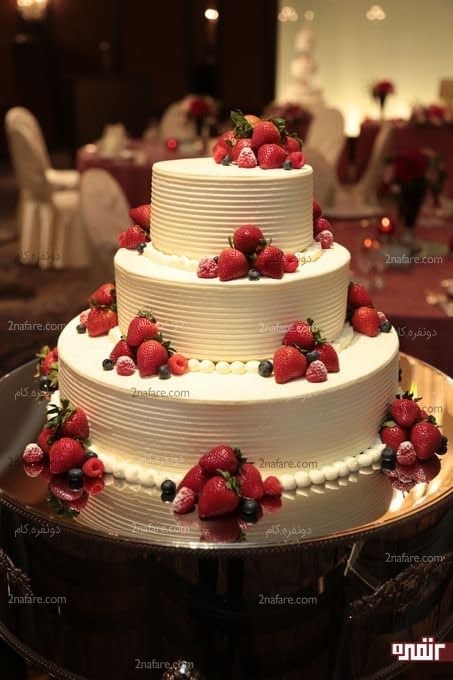 کیک زیبای عروسی