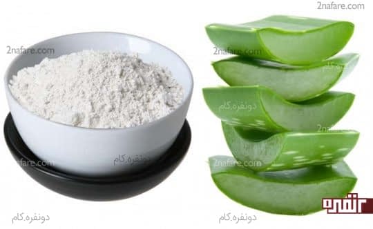 آلو ورا و خاک رس برای سم زدایی مو