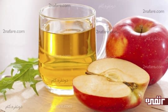 سرکه سیب برای سم زدایی مو