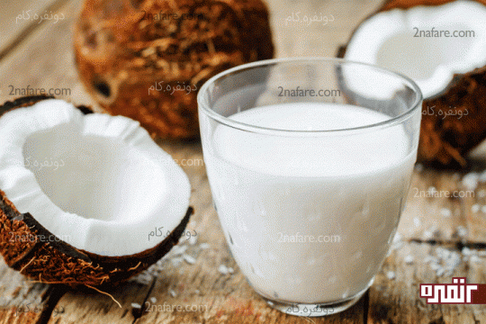 شیر نارگیل برای سم زدایی مو