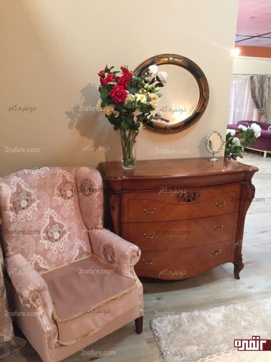 آینه نمادی از عنصر آتش در فنگ شویی