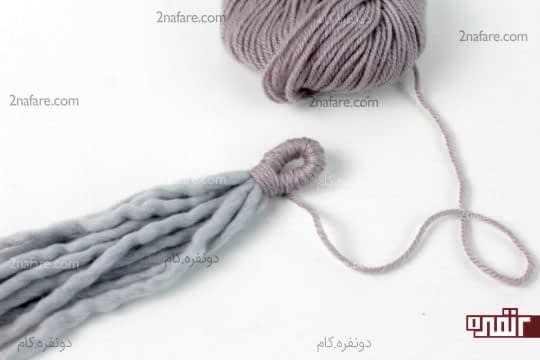 تا کردن رشته ها و بستن دو طرف آن با هم