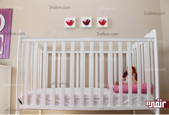 تابلوی پرنده های پارچه ای برای اتاق بچه ها