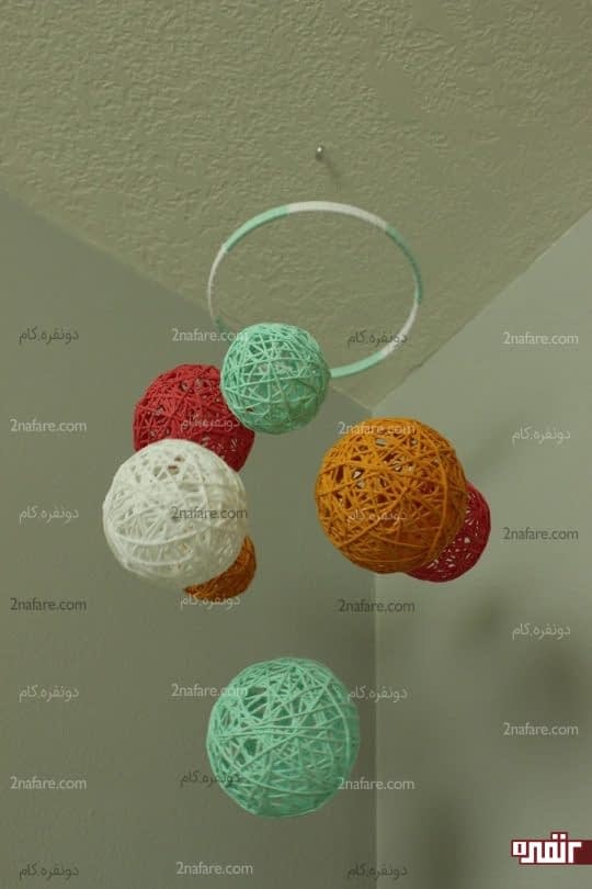 توپک آویز کاموایی