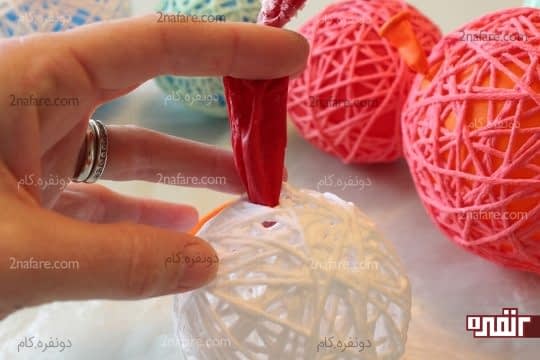 جدا کردن بادکنک از توپک ها
