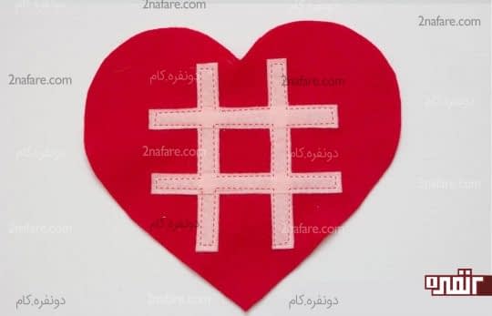 دوختن مستطیل ها روی صفحه ی دوز