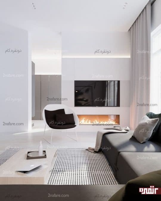 سفید و خاکستری، اصلی ترین تم رنگی برای سبک مدرن در دکوراسیون داخلی