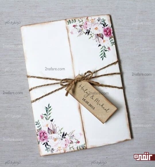 طرح گلدار و آبرنگی