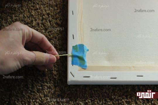 فیکس کردن نخ پشت بوم