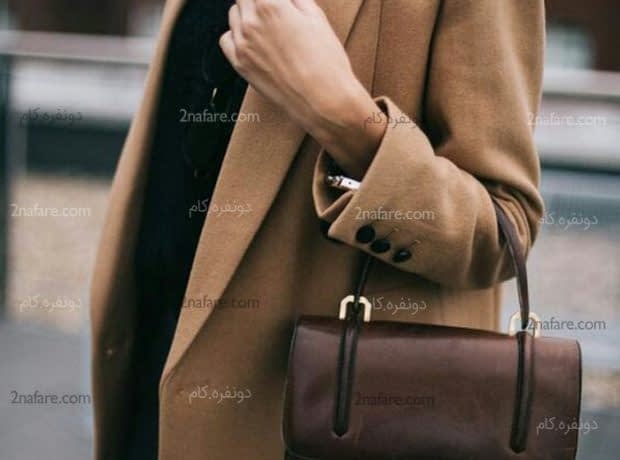 ست لباس مشکی و قهوه ای شیک و زیبا لباس مشکی و قهوه ای