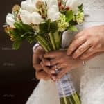 دسته گل عروس با گل لاله جذاب و زیبا