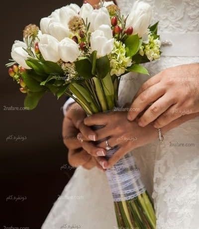 مدل زیبا و متنوع از دسته گل عروس