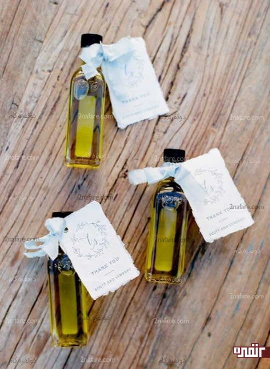 گیف خوراکی عروسی با روغن زیتون