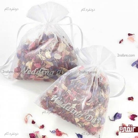 گیفت عروسی گل های خشک و معطر