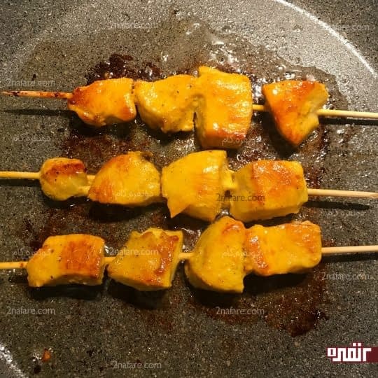 طلایی شدن هر دو طرف