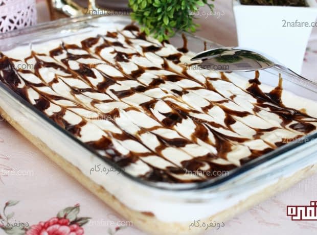 طرز تهیه دسر کادایف کارامل مرحله به مرحله دسر کارامل کادایف