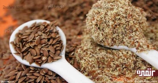 آسیاب شده تخم کتان