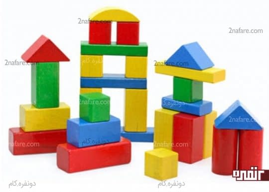 آجرهای خونه سازی اسباب بازی مناسب برای کودک
