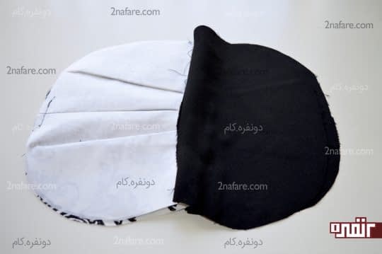 آماده کردن لایه ها برای دوختن