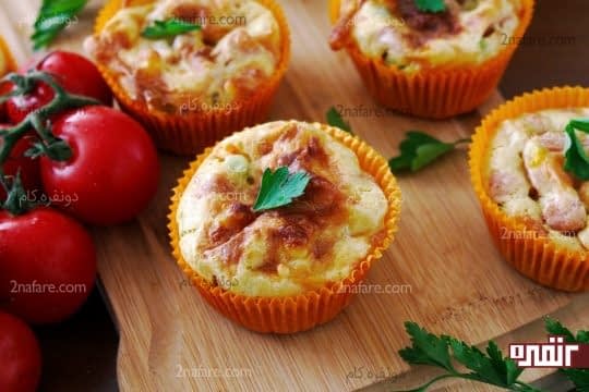 املت پیتزایی در مافین