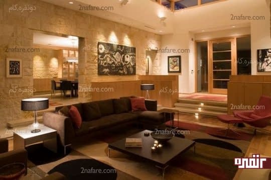برجسته کردن تابلوها و قرار دادن چراغ هایی در قسمت پله ها
