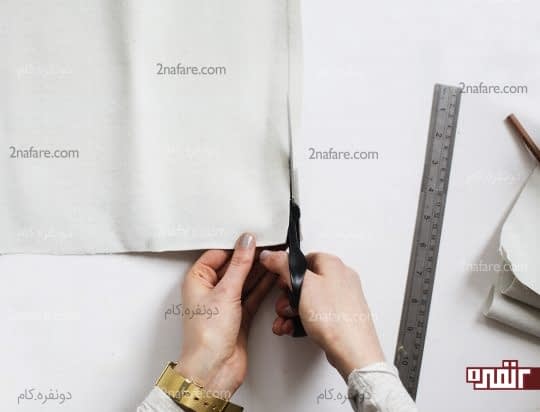 بُرش ابعاد مستطیلی روی چرم
