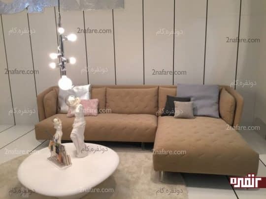 تکیه گاه و تشک با دوام و راحت در مبل های ال شکل