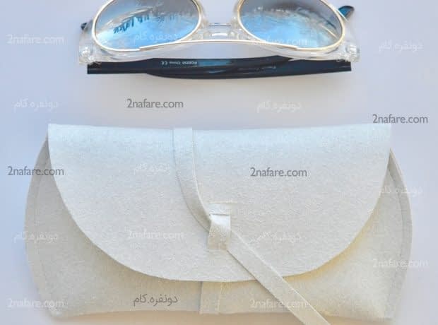 آموزش ساخت جاعینکی چرم جاعینکی چرم زیبا و ساده