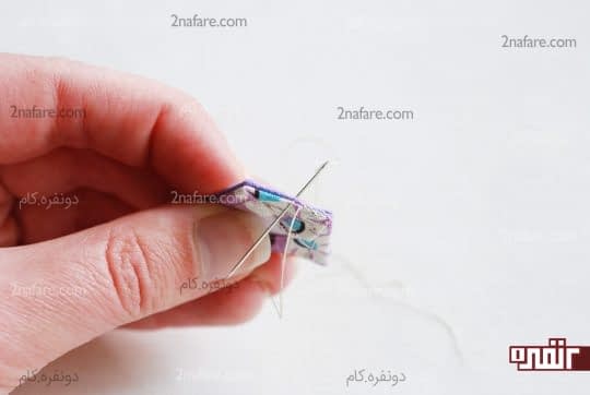دوخت پنج ضلعی ها کنار هم