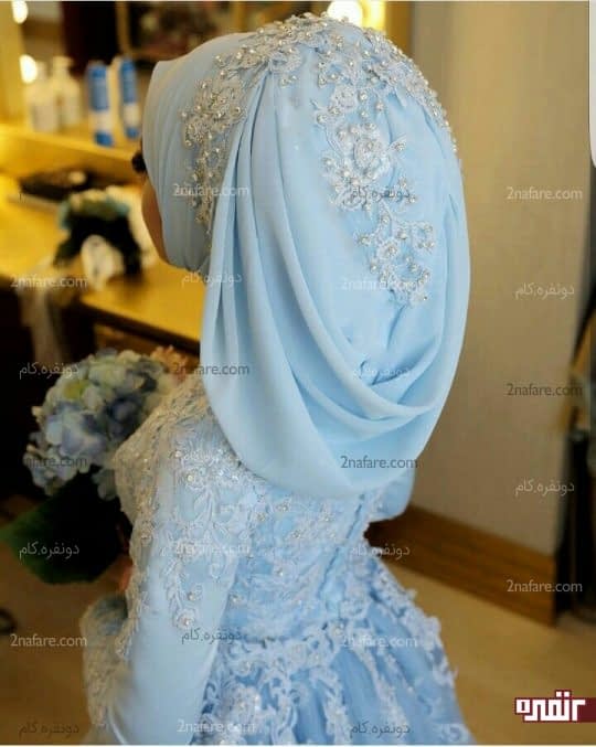 روسری طراحی شده برای لباس مجلسی