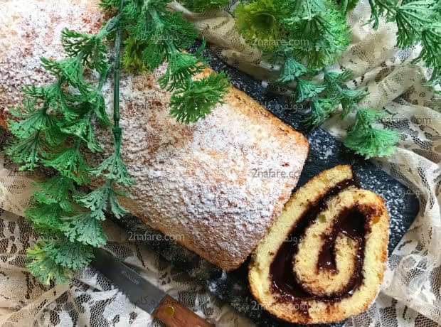 طرز تهیه رولت با مغز خامه شکلاتی مرحله به مرحله رولت با مغز خامه شکلاتی
