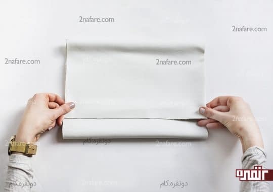 روی هم قرار دادن لبه ها و اندازه گیری کار