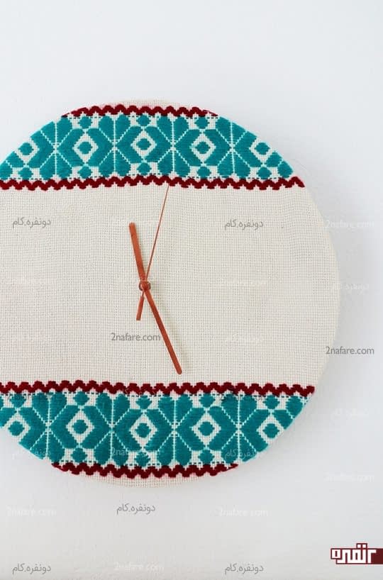 ساعت دیواری پارچه ای