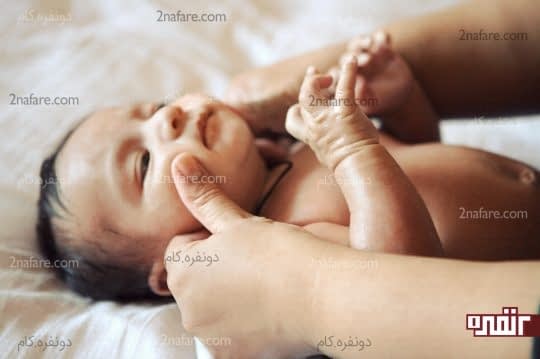 ماساژ نوزاد، آرامبخش مادرانه