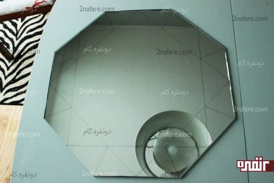 مشخص کردن خطوط کناری آینه