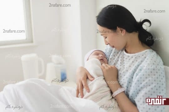 پوشیدن لباس راحت و استراحت بعد از زایمان