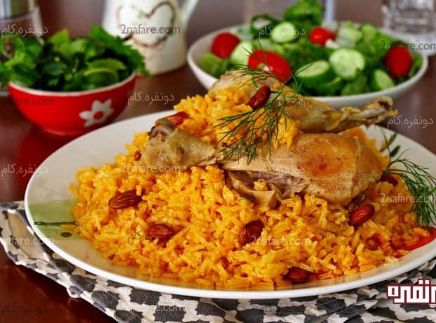 طرز تهیه کبسه مرغ مرحله به مرحله کبسه مرغ لبنانی