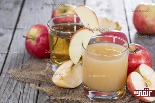 آب سیب درمان تب و لرز