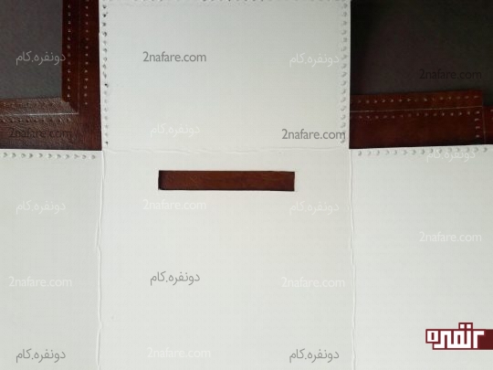 برش زدن محل بیرون آمدن دستمال کاغذی