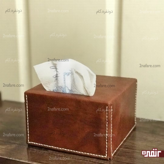 آموزش ساخت جعبه دستمال کاغذی چرمی