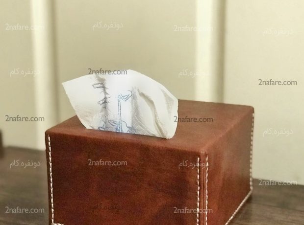 آموزش ساخت جعبه دستمال کاغذی با چرم جعبه دستمال کاغذی چرمی