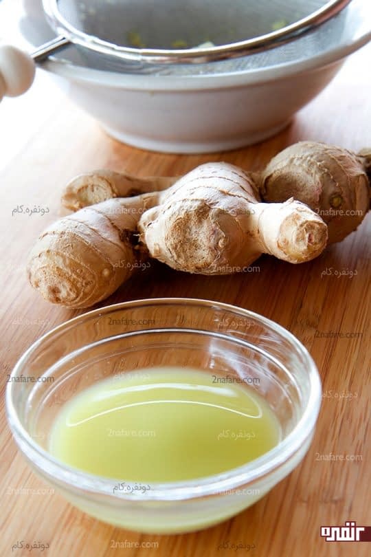زنجبیل درمان خانگی خلط سینه