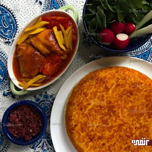 خورشت تورشه کباب