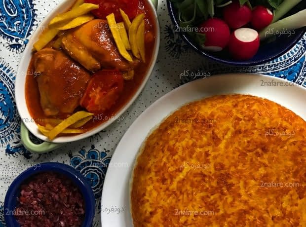 طرز تهیه خورشت ترشه کباب مرحله به مرحله خورشت تورشه کباب