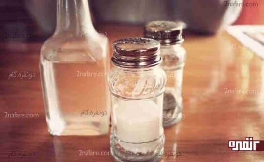 آب گرم و نمک شستشو