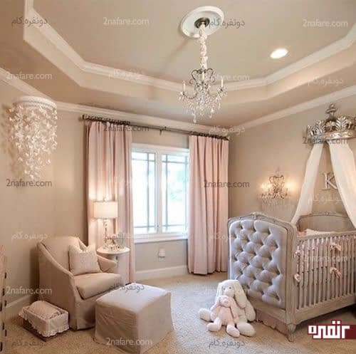 اتاق خواب دخترونه جذاب و مدرن